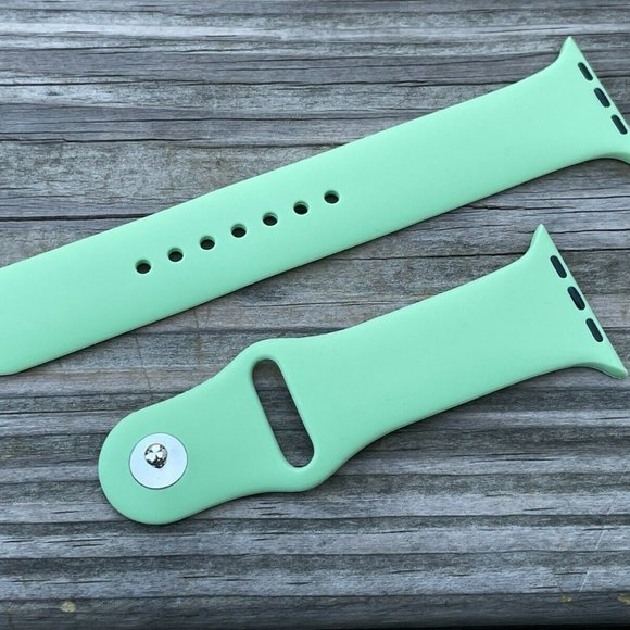 Accessories - iWatch Replacement Band Green Silicon Rubber Strap Sport Band Size 42/44 mm